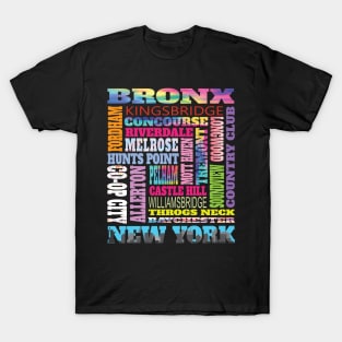 Bronx New York Neighborhoods Pride Gifts T-Shirt